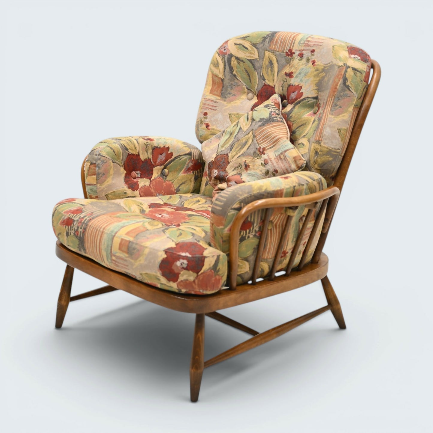 Ercol Jubilee Easy Chair Armchair Golden Dawn New Webbing EXC FREE UK Delivery*