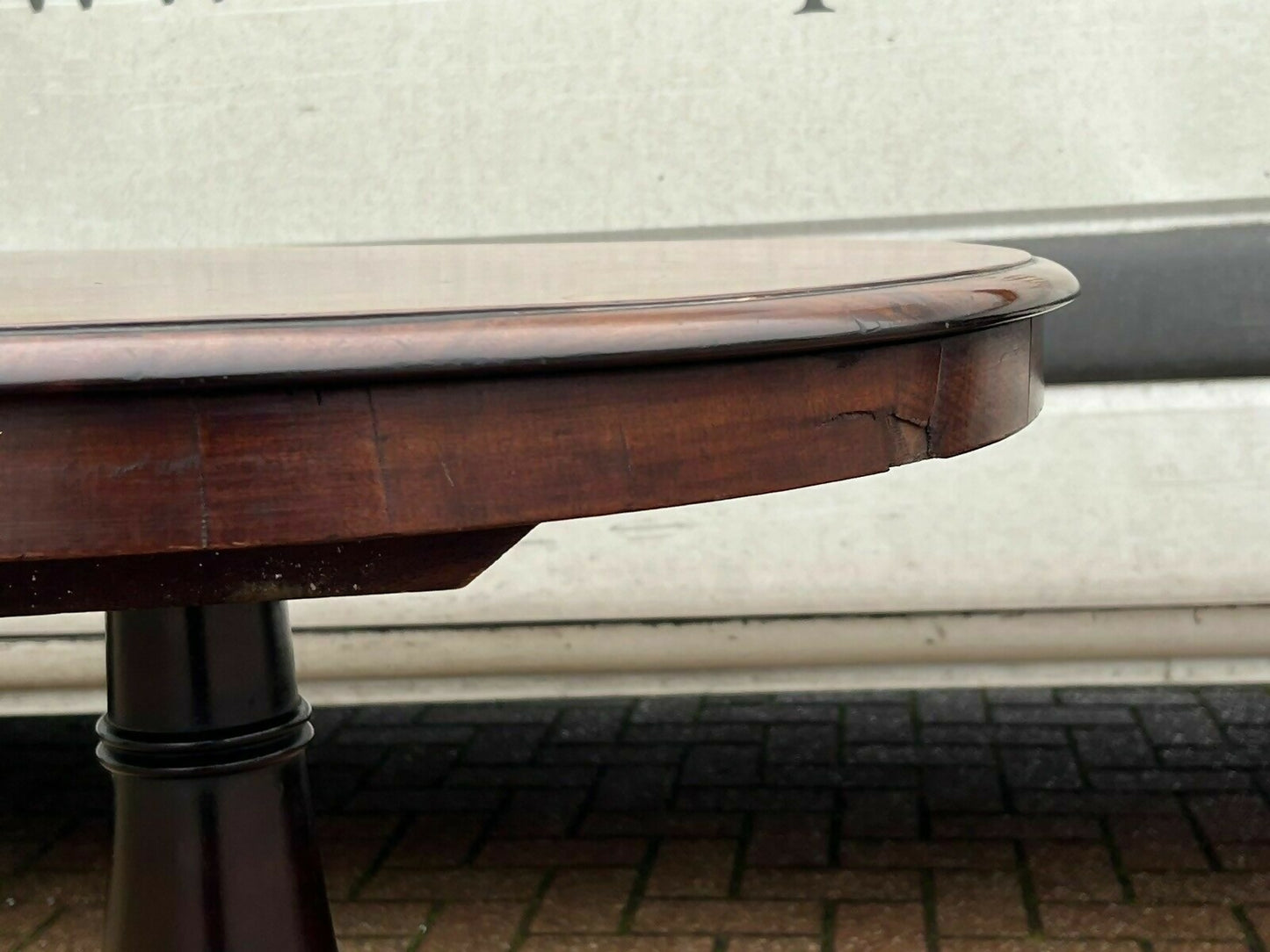 Victorian Vintage Mahogany Tilt Top Lamp Table, Side Table