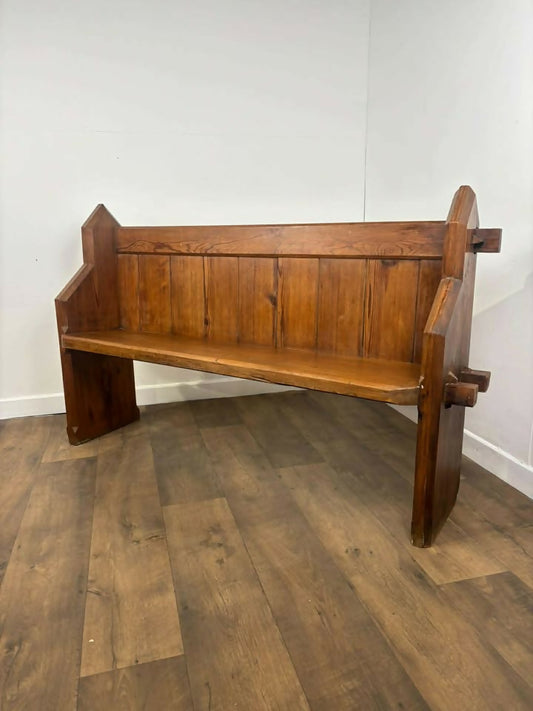 Victorian Pitch Pine Pew