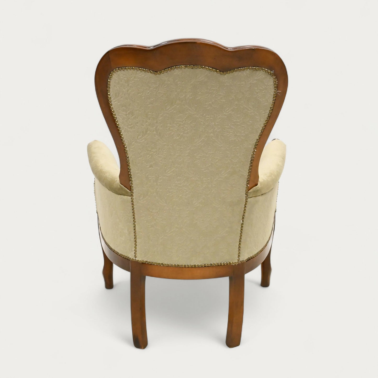 Vintage French Style Armchair Louis Philippe 3 Arch Spoon Back FREE UK Delivery. SBR10825/1308E