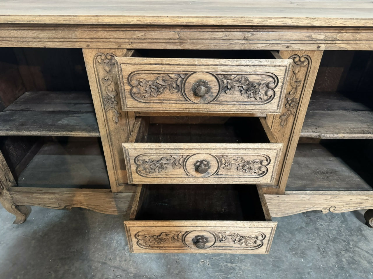 Attractive Antique French Oak Enfilade
