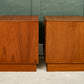 Pair G Plan Fresco Teak Bedside Tables - Mid Century 1970s