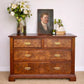 Vintage Georgian Burr Walnut Chest Of Drawers | Walnut Chest | English Country Furniture