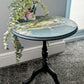 Hand Painted and Decoupaged Small Side Table