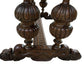Antique Victorian solid Oak library table