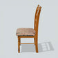 Set Of 6 Dining Chairs Ladder Back Country Beech Padded Seats FREE UK Delivery*