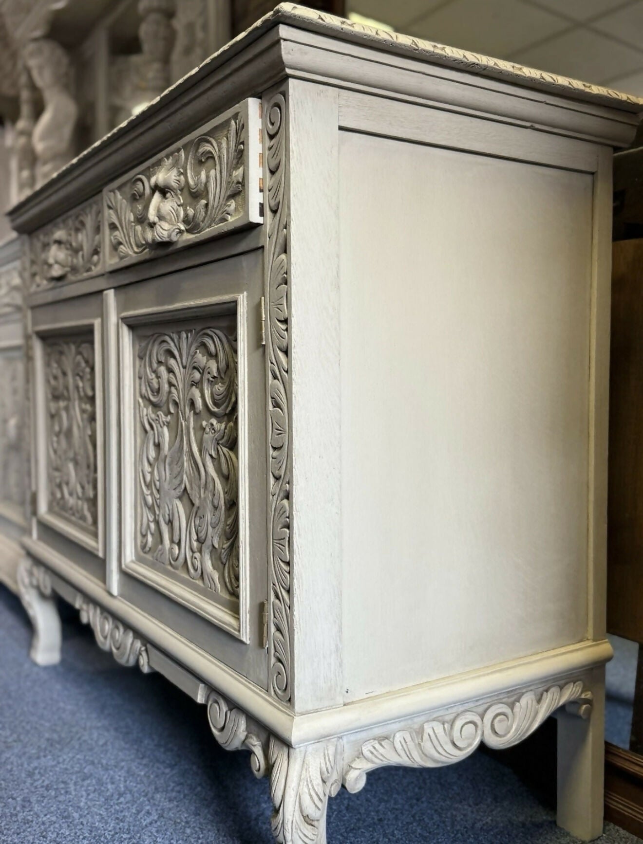 Victorian Antique Buffet Chiffonier/Sideboard, early 19th century