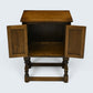 Old Charm Pedestal Cabinet Small Cupboard Bedside Light Oak FREE UK DELIVERY*