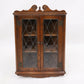 Old Charm Oak Hanging Corner Display Cabinet in Tudor Brown FREE UK Delivery. SBR9519/0309D