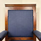 Georgian Mahogany Throne Arm Chair - From Ruthin Court House