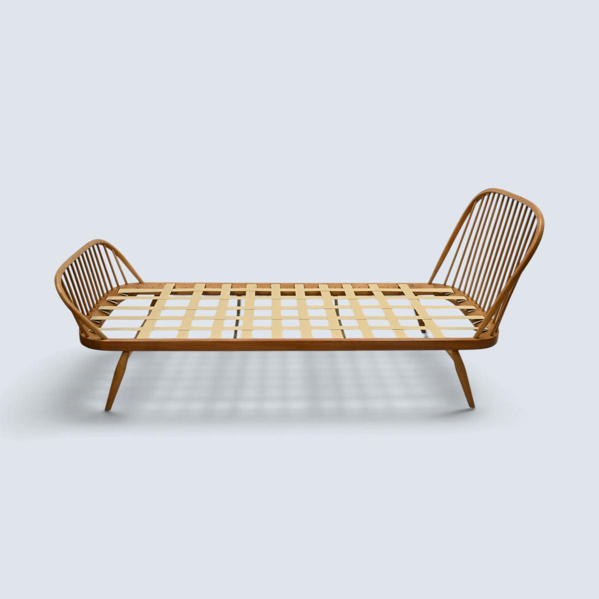 Ercol Windsor Single Bed New Pirelli Webbing Old Light Finish FREE UK Delivery
