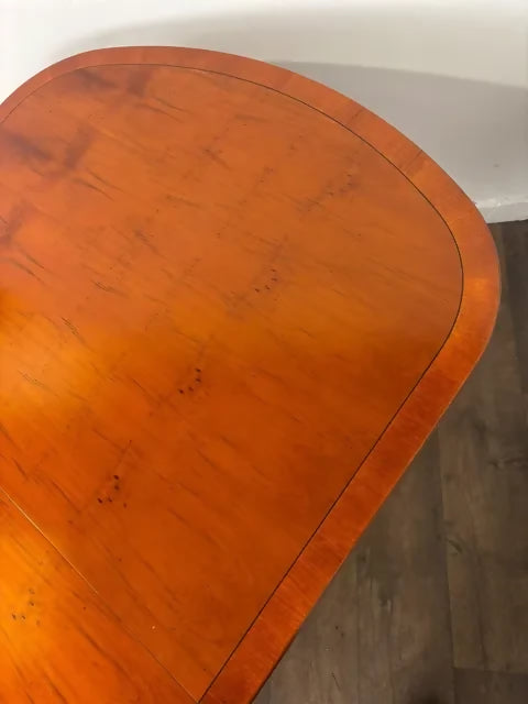 Vintage Yew Wood Extending Dining Table