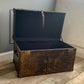 English Handmade Leather Coffee Table Trunk