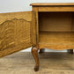 Pair of Bedside Tables Vintage French Louis Oak Nightstands Cabinets LOT 6308