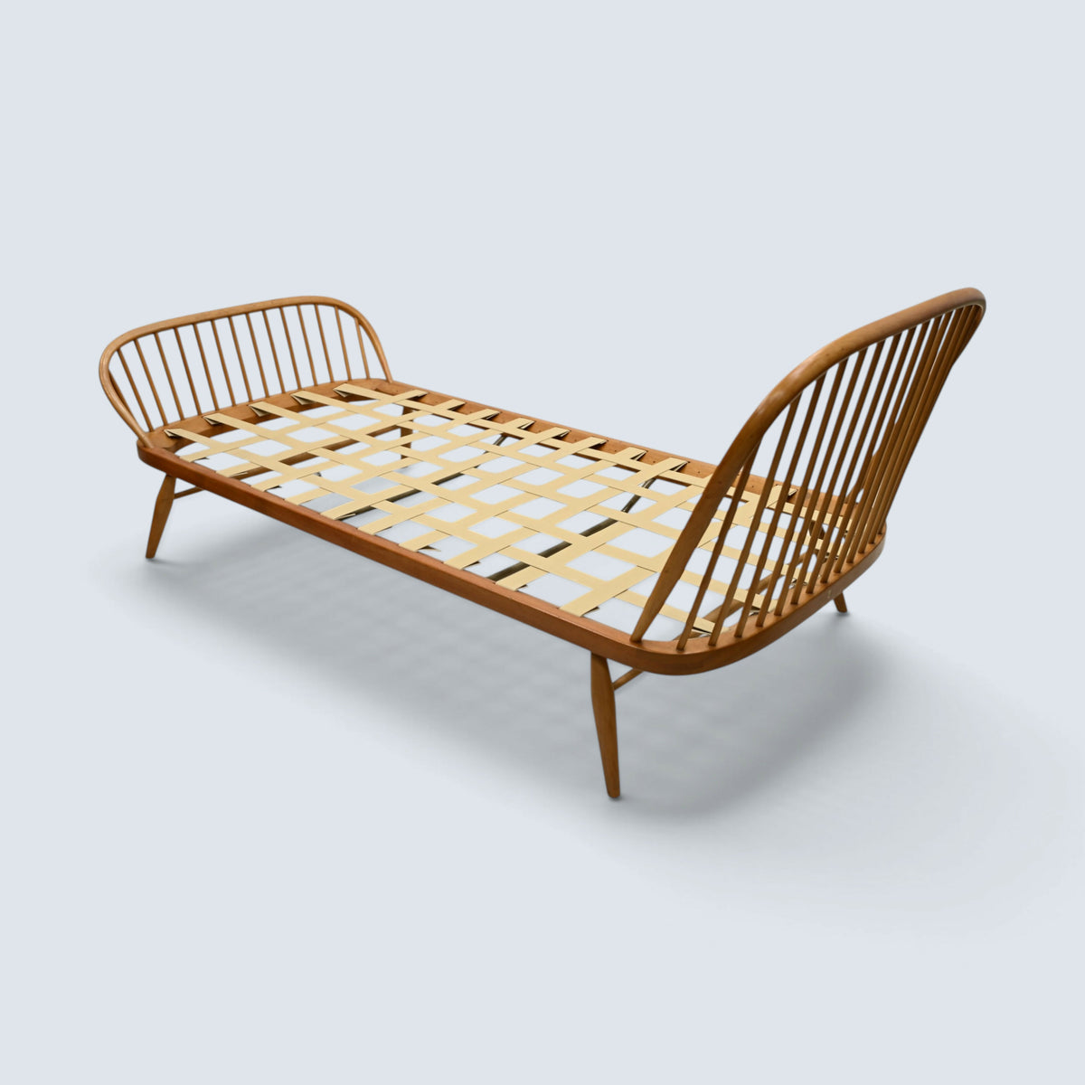 Ercol Windsor Single Bed New Pirelli Webbing Old Light Finish FREE UK Delivery