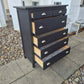 Stunning Large Black Chest Of Drawers