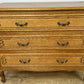 Chest of Drawers Vintage French Louis Oak 3 Drawers Carved Cabinet LOT 6254