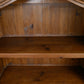 Tall Pine Bookcase with Drawers - Antique Finish