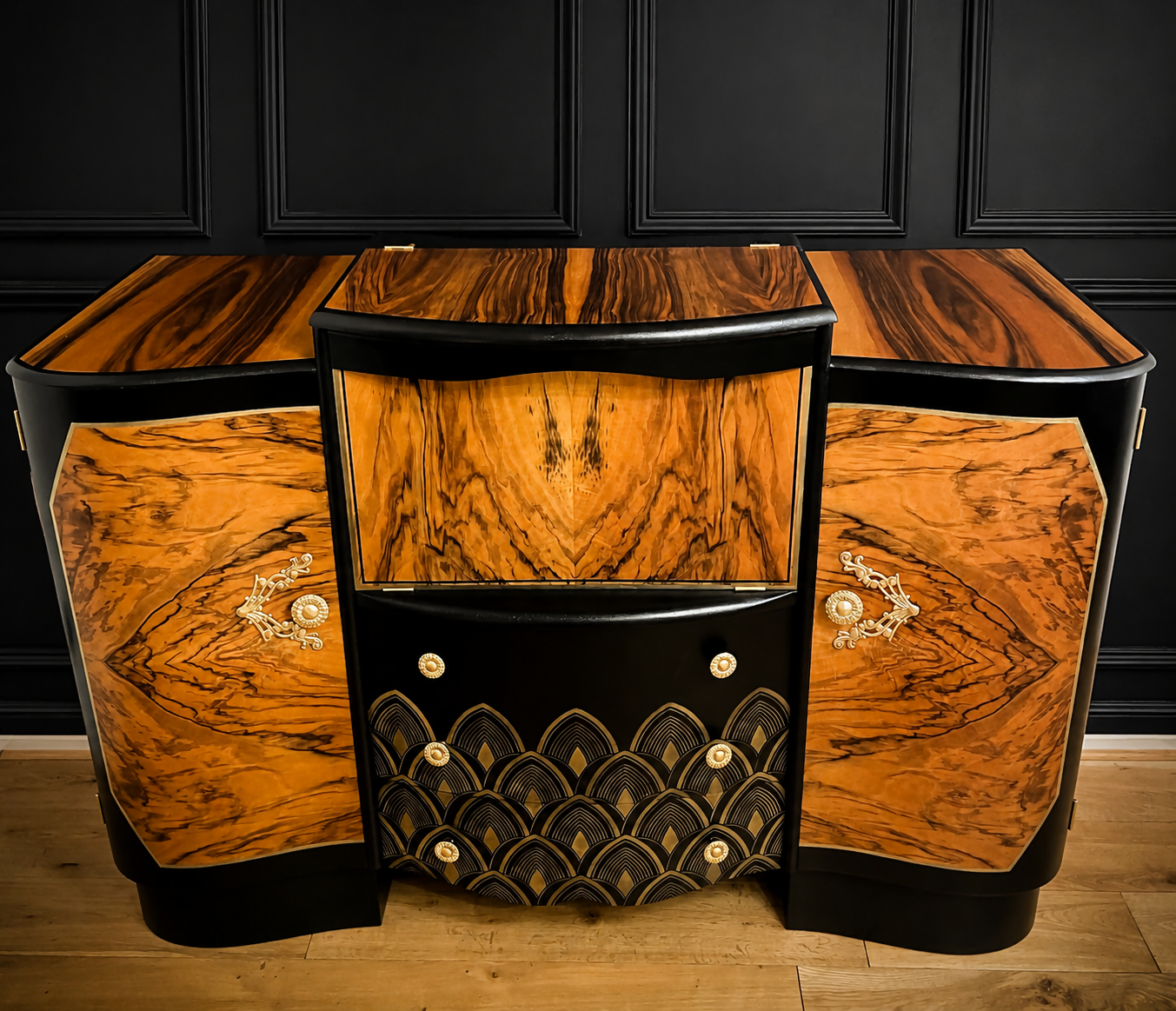 Louis Art Deco Drinks Cabinet Cocktail bar