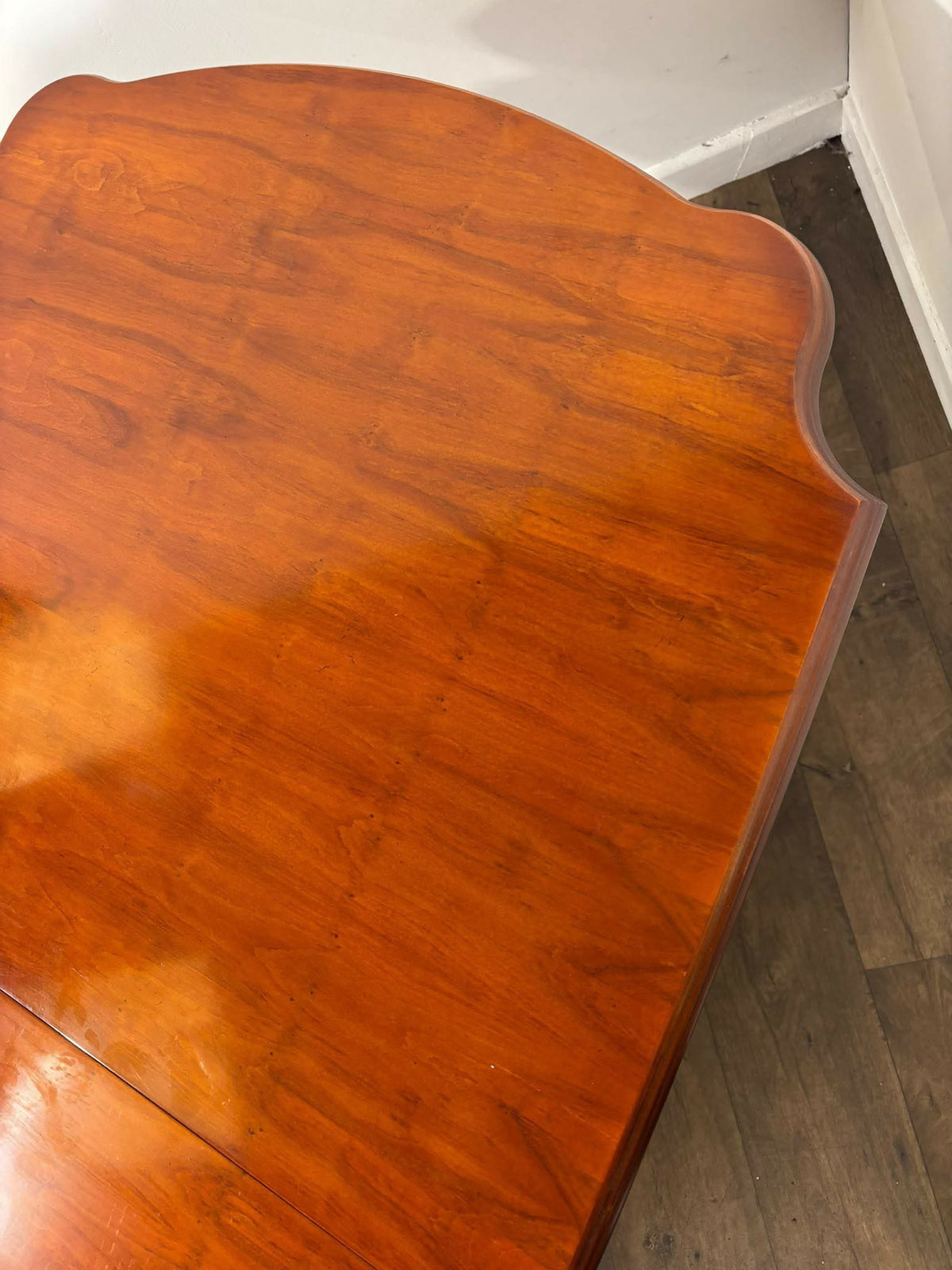 Reproduction Yew Regency Style Extending Dining Table