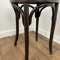 Vintage Small Circular Oak Bentwood Side Table