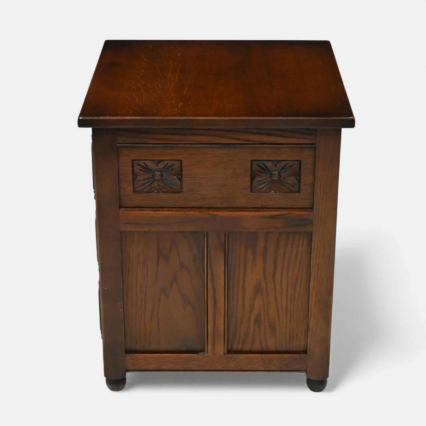 Small Chest Of Drawers Old Charm Bedside 3 Drawers Tudor Brown FREE UK Delivery*. SBR11021/0710E