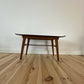 Horatio Myer & Co Bentwood Sleigh Teak And Beech Frame Mid Century Coffee Table