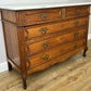 Chest of Drawers Antique French Oak Marble Top 5 Drawers Carved Cabinet LOT 6279