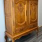 Cabinet Vintage French Louis XIV Style Carved Sideboard 2 Door Cupboard LOT 3552