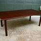Mid Century Style Mahogany Dining Table or Boardroom Table - 7 FT - 8 Seater