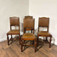 Set of Four Vintage 1940s Oak Dining Chairs