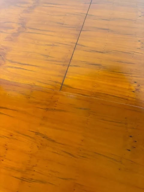 Vintage Yew Wood Extending Dining Table