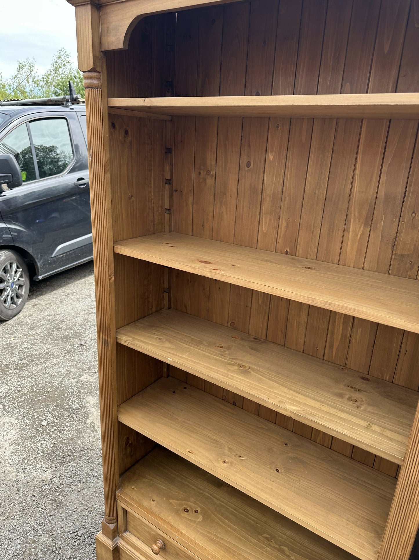 Tall Vintage Shelves