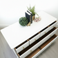 Stag minstrel chest of drawers in white