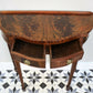 Demi-Lune Side Table Hall Table with Serpentine Front Reproduction