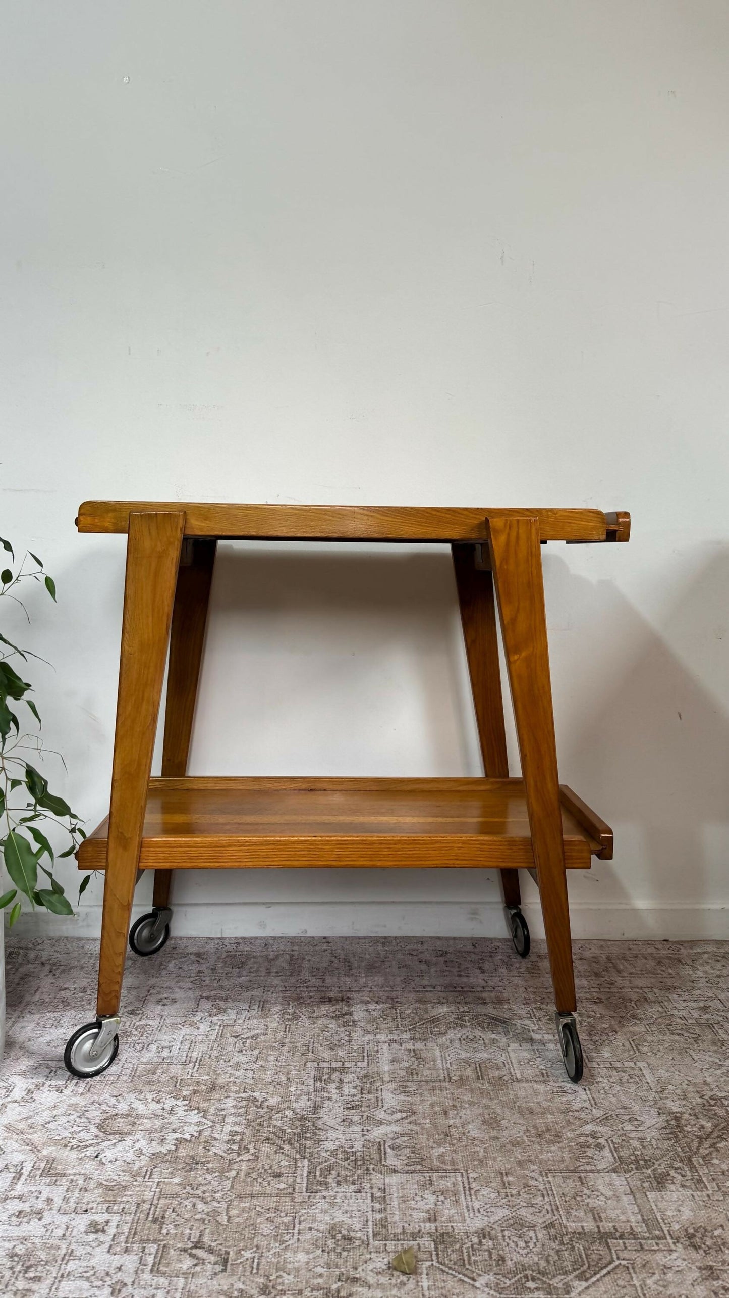 Mid century retro vintage trolley drinks Danish design