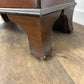 Vintage Mahogany Four Shelf Waterfall Bookcase