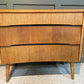 A Vintagen Retro Chest Of Drawers By Avalon 1960’s Waterfall Front Stick Legs (2 Available)