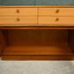 Mid Century Nathan Squares Sideboard Vinyl Cabinet With Drawers 1970s