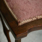 4 Edwardian Stick Splat Back Chairs with Dusky Pink Seats - SKU 208