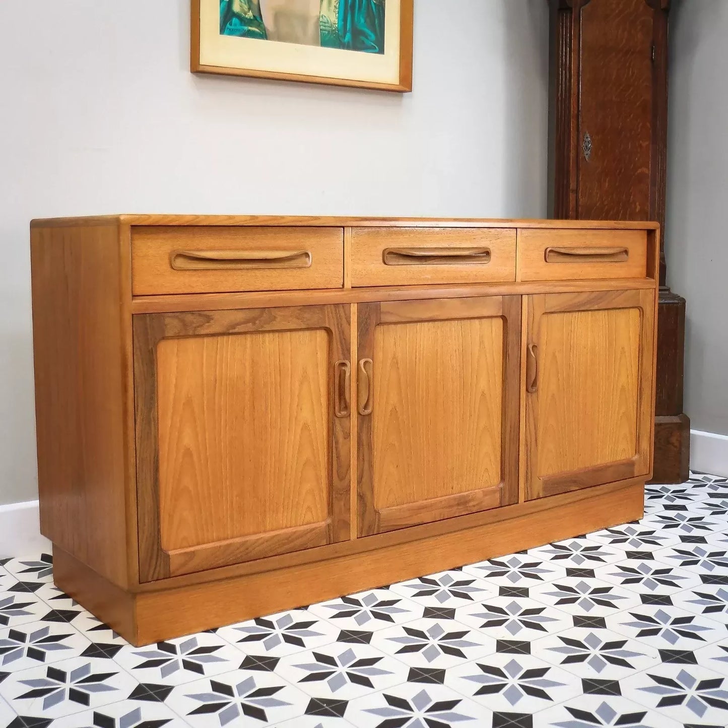 G Plan Fresco Sideboard Dresser Cabinet by Victor B Wilkins Teak 1980