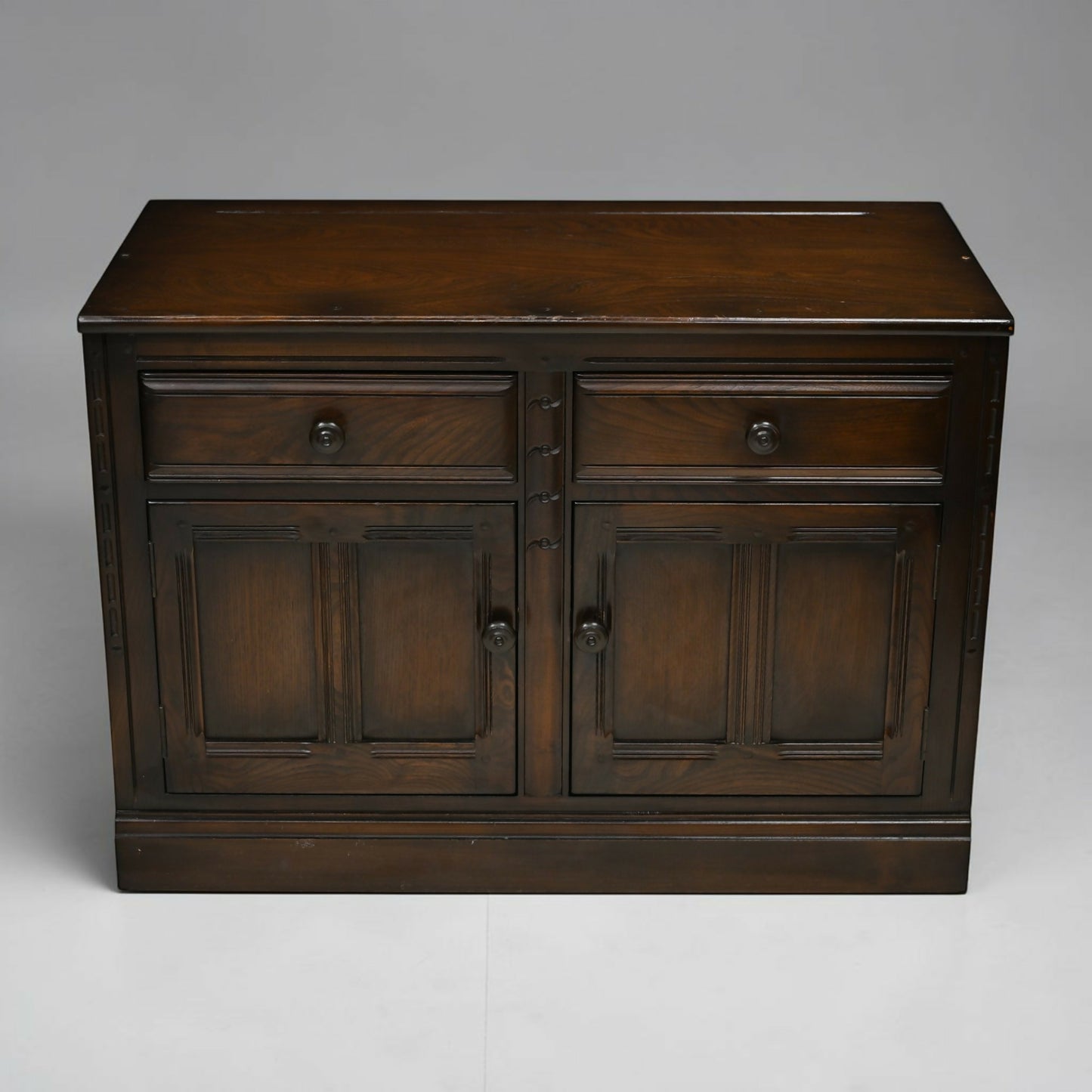 Ercol Mural Sideboard Cupboard Double Width Base #581 Dark FREE UK Delivery*