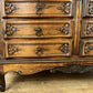 Chest of Drawers Vintage French Louis Oak 6 Drawers Carved Cabinet LOT 6263