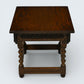 Vintage Oak Old Charm Solid Lamp/Side Table Tudor Antique Style FREE UK Delivery