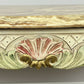 Coffee Table Vintage Shabby Chic Louis XVI Marble Top Carved Table LOT 6278