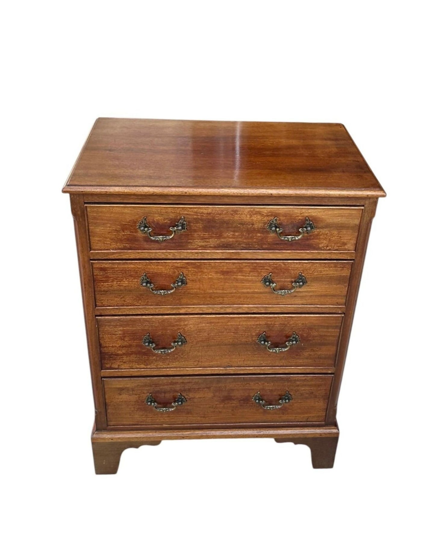 Vintage Georgian tallboy style chest of drawers / bedside table