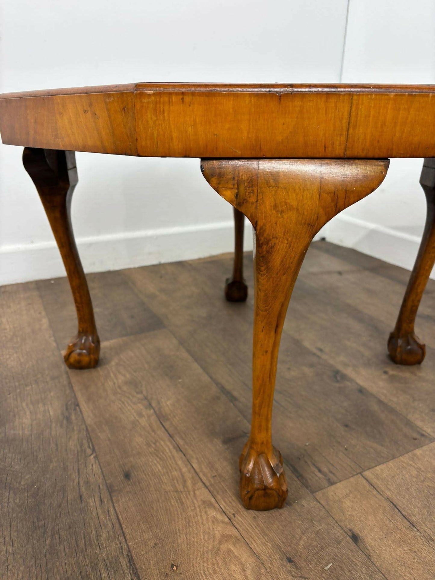 Art Deco Octagonal Claw & Ball Coffee Table