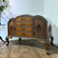 Oriental 1920s Cloud Shaped Carved Cabinet (Camphor Wood)