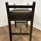 Vintage Beech Piano Stool with Lift-Up Storage