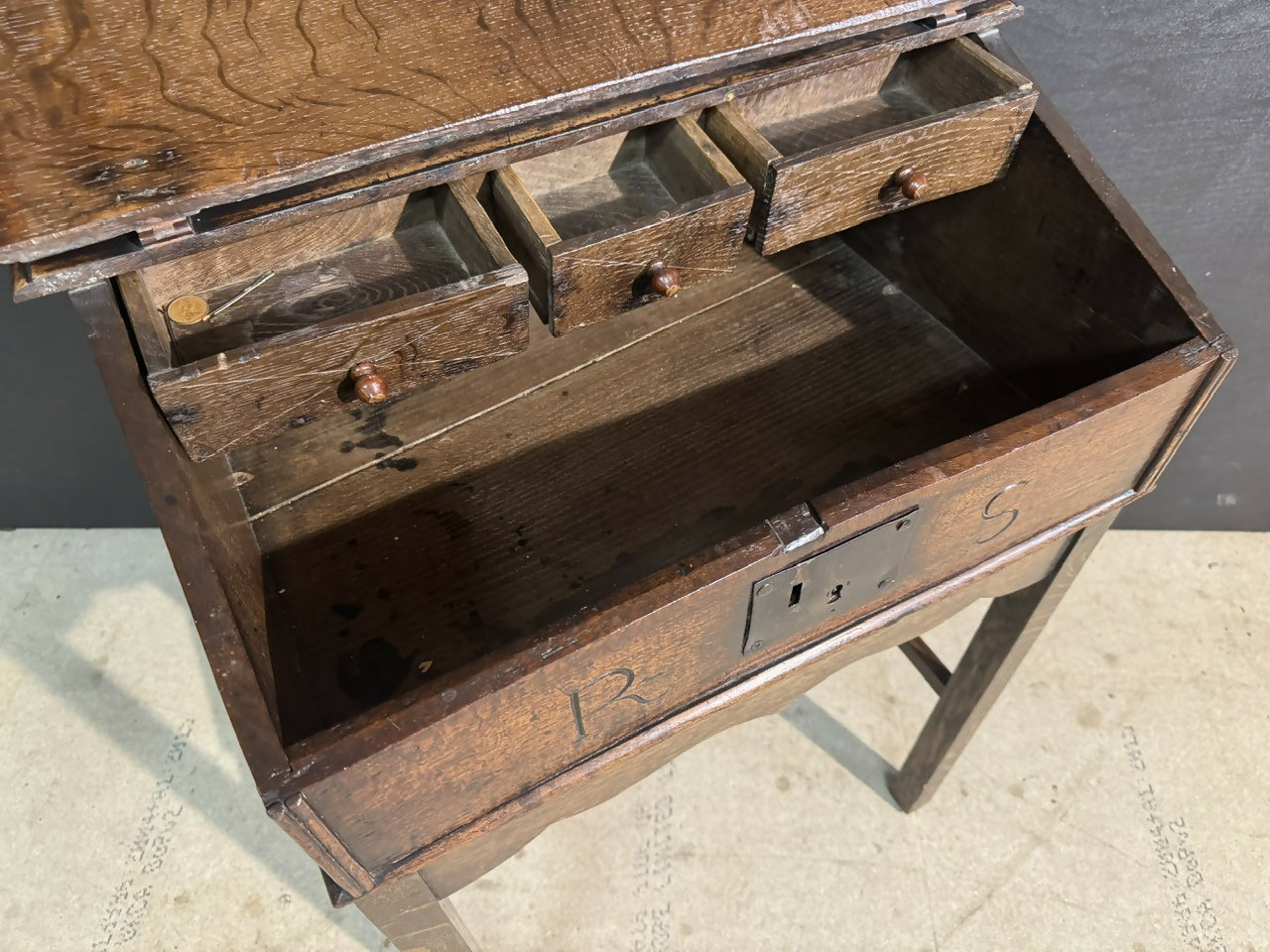 Beautiful 17th Century Writing Slope Box
